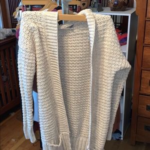 Tan cardigan